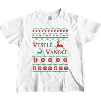 Chlapecké tričko Tričko s potiskem Vánoční svetr dětské