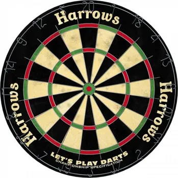Terč na šipky Harrows Lets play darts sisalový terč