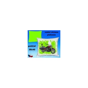 Dekorativní polštářek Foto polštářek s motorkou KAWASAKI Vulcan 900 Classic LT…