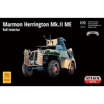 Plastikový model Attack Hobby Kits 1/72 Marmon Herrington Mk.II ME (full interior)