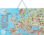 Woody Magnetická mapa Evropy 3 v 1