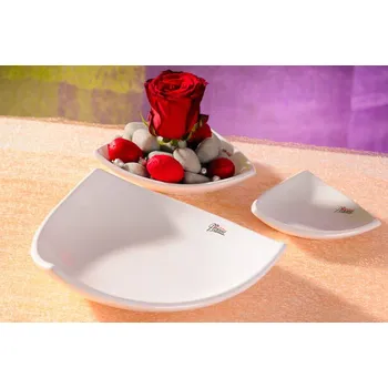 Váza Paramit Anita aranžovací miska bílá 21 cm