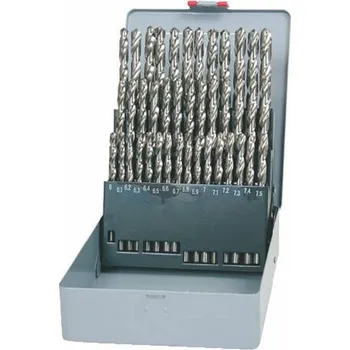 Vrták NÁSTROJE CZ Sada vrtáků 41-dílná 6,00-10,00x0,1mm DIN338RNHSS Lesklá, kov