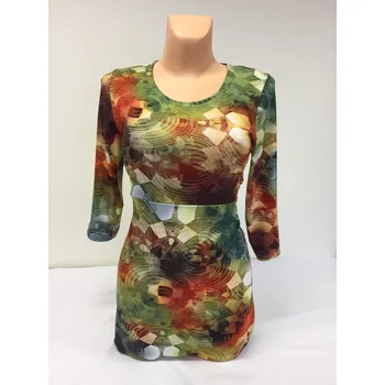 Dámská tunika damské halenky, Barva Zelená, Velikost XXXL56, Materiál 96% Viskoza 4% Lycra