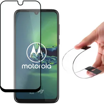 Wozinsky celoplošné Nano Flexi sklo na Motorola G8 Plus - černé