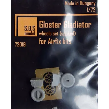 Plastikový model S.B.S model 1/72 Gloster Gladiator wheels set - spoked (AIRF)