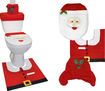 Vánoční dekorace ISO Vánoční potah na toaletu Santa Claus
