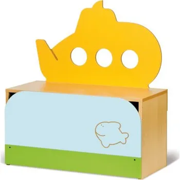 Dětská skříň Skříň úložná (ponorka, MOŘE)