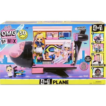 Figurka MGA LOL Plane Remix OMG Surprise 4v1