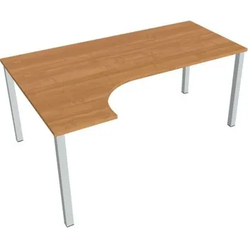 Kancelářský vozík HOBIS kancelářský stůl, ergo pravý - UE 1800 P, olše + doprava zdarma