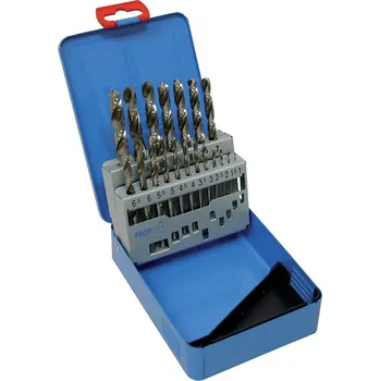 Příslušenství k nářadí NÁSTROJE CZ Sada vrtáků 19-dílná 1,00-10,00x0,5mm DIN 338RGT50HSS, kov