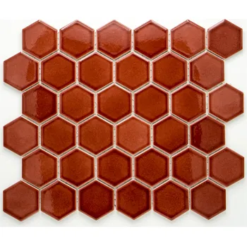 Obklad Keramická mozaika vínová 51x59mm