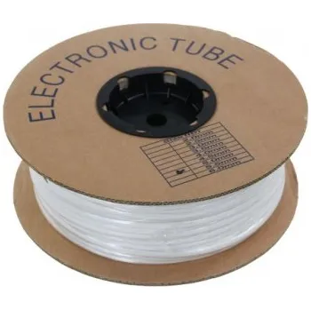 Popisovací smršťovací bužírka 2:1, bezhalog., samozháš., průměr 3,2/1,6mm, UL, bílá, plochá, 30m