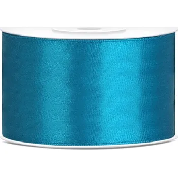 Atlasová stuha jednolící, šíře 38 mm barva: tyrkysová