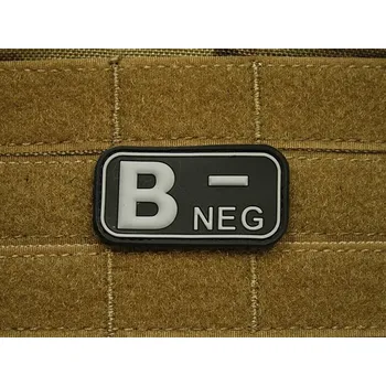 Nášivka JTG® Nášivka krevní skupina B negativní, Barva: Multicam®