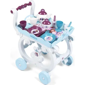 nádobí do dětské kuchyňky Smoby Ledové království 2 Servírovací vozík XL