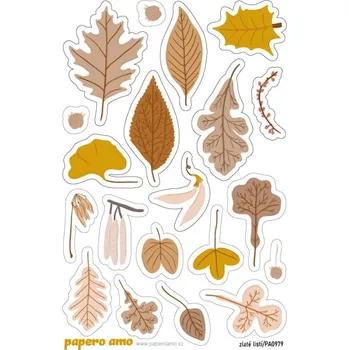 samolepka Papero amo - Samolepky arch - ZLATÉ LISTÍ