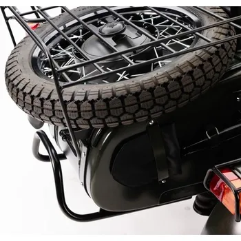 Rám pro motocykl Rám ochranný side zadní (lehké provedení, černý, Fehling)