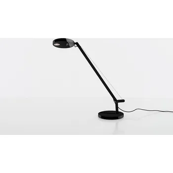 Lampička Artemide Demetra Micro Table, černá stolní lampička s dotykovým stmívačem, 6W LED 2700K, 51,5cm