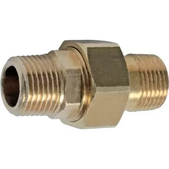 Příslušenství ke kompresoru Šroubení topenářské mosazné G 1/8"a x G 1/8"a