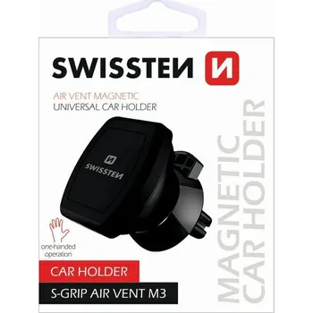 Držák do auta Magnetický držák mobilu do mřížky na kloubku SWISSTEN AIR VENT M3, 45149