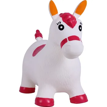 Hračka pro nejmenší QHP Koník hopsací JUMPY QHP, bílý