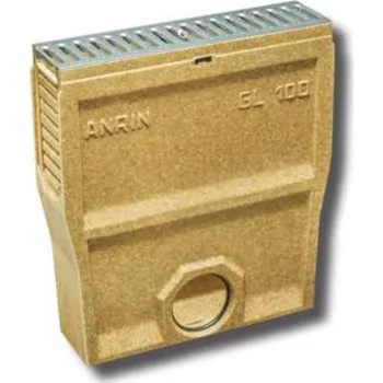 Odvodňovací žlab Anrin Polymerbetonová jímka 150x130x563 mm C250