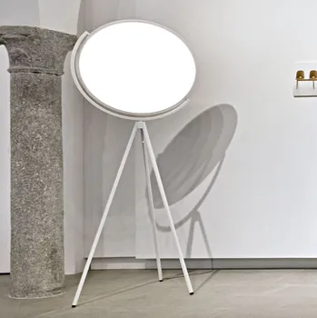 Stojací lampa Flos F6630009 Superloon, bílá stojací designová lampa se stmívačem, 40W LED, 197cm