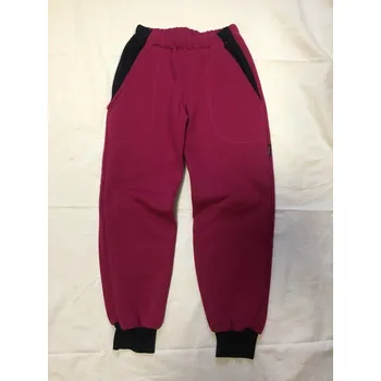 dívčí tepláky, velikost 104, Barva růžová tmavší, Střih bez nápletu