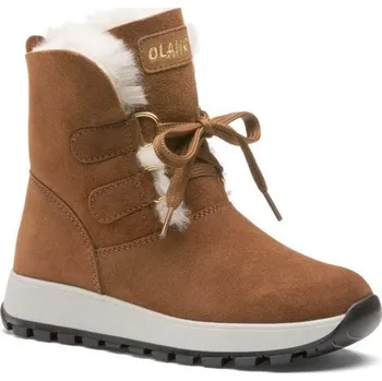 Dívčí kozačky Olang zimní boty Lappone Kid 85 Cuoio 35