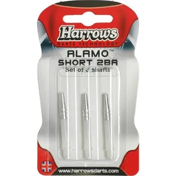 Příslušenství pro šipky Násadky Alamo Harrows krátké bílé 0154