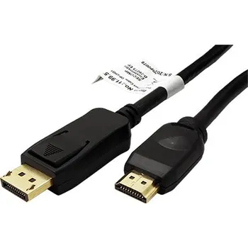 Video kabel Value DisplayPort - HDMI kabel, DP(M) -> HDMI M, 4K@60Hz, 5m - 11.99.5788