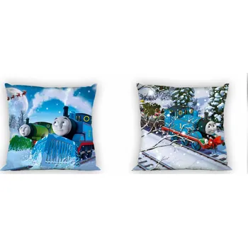 Dekorativní polštářek FARO Mašinka Tomáš Vánoce 40 x 40 cm