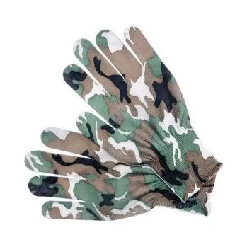 Pracovní rukavice Rukavice maskáčové pro práci na zahradě, vhodné také pro nošení v přír