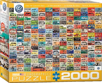 Puzzle Eurographics VW Groovy Bus 2000 dílků