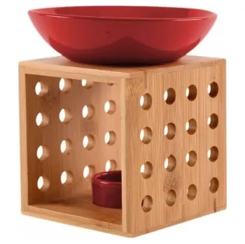 Aroma lampa Aromalampa dřevěná červená ZAZEN (Aromalampa dřevěná červená ZAZEN)