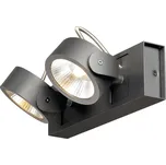 SLV 1000129 Kalu, černá LED bodovka, 2x10W 60° LED 3000K, výška 16,5cm