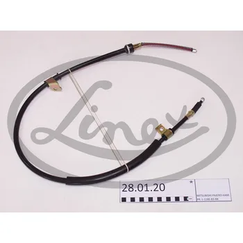 Lanko parkovací brzdy Tazne lanko, provozni brzda, , MB140463, MB256340, LINEX, 28.01.20