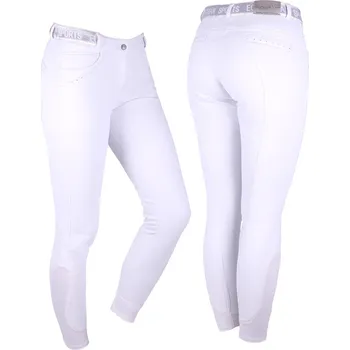 Jezdecké kalhoty QHP Rajtky Alexa QHP, s gripem, zimní, dámské, bílé 40