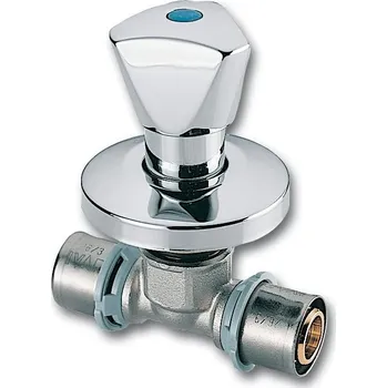 Fitinka IVAR Uzavírací ventil PRESS - podomítkový - 20x20 512075