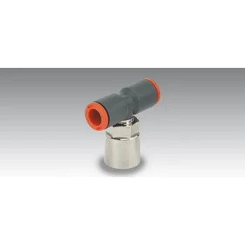 Příslušenství ke kompresoru Nástrčná rychlospojka T-kus otočný 6 - G 1/8"i