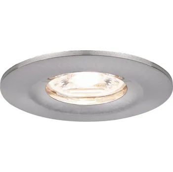 Venkovní osvětlení Paulmann 94305 Nova Mini, bodovky z kartáčovaného kovu, 3x4W LED 2700K, prům. 6,5cm, IP44
