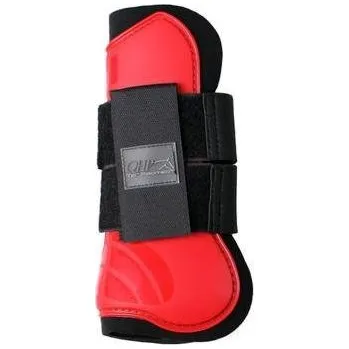 Ochrana nohy a ocasu QHP Kamaše přední QHP, pár, red SHETTY