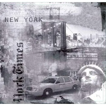 prostírání Korkové prostírání pod skleničky New York - /10,5*10,5 cm/ - 4 ks