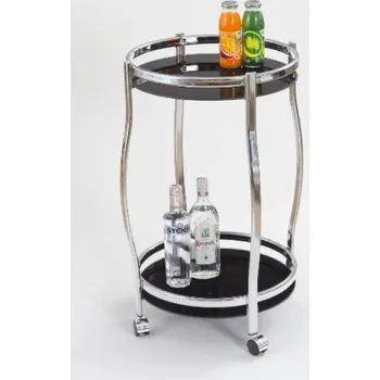 Barový stolek ImportWorld barový stolek Gaspar (Barva: Černá)