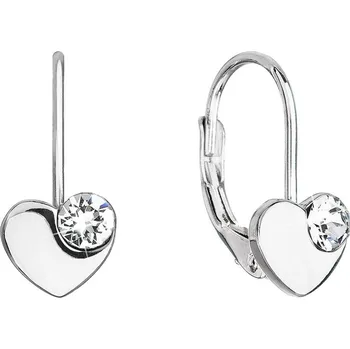 Náušnice Swarovski elements 31299.1 bílé