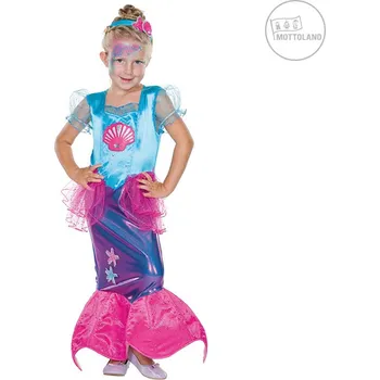 Karnevalový kostým Mottoland Německo Malá mořská víla varianta: 140