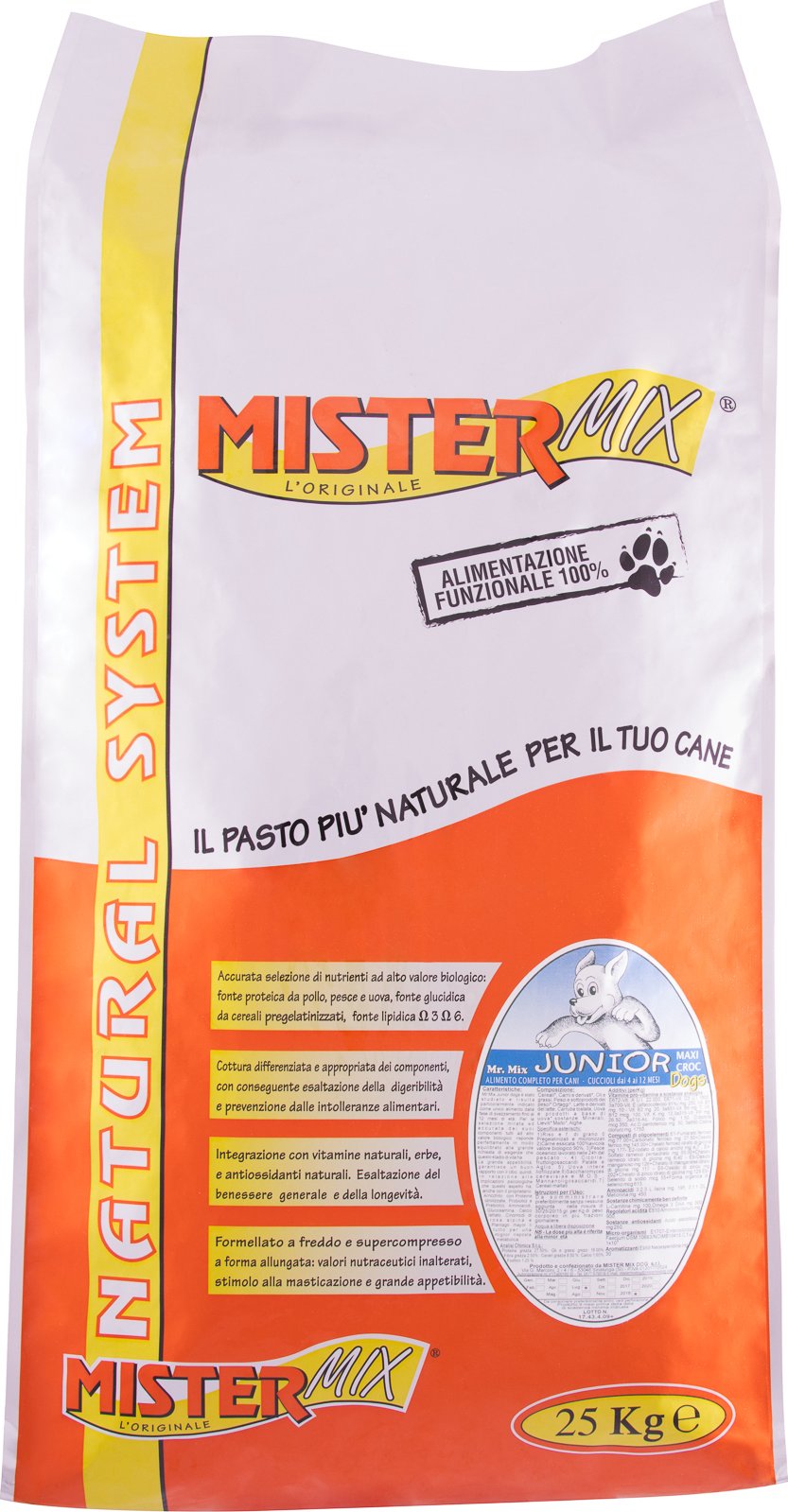 Mister Mix Dog JUNIOR Dogs 25 kg Hmotnost: 25 kg