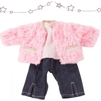 Doplněk pro panenku Götz obleček na panenky 30-33 cm Furry Pink