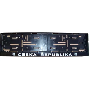 Držák SPZ Podložka pod SPZ černá ČR nápis